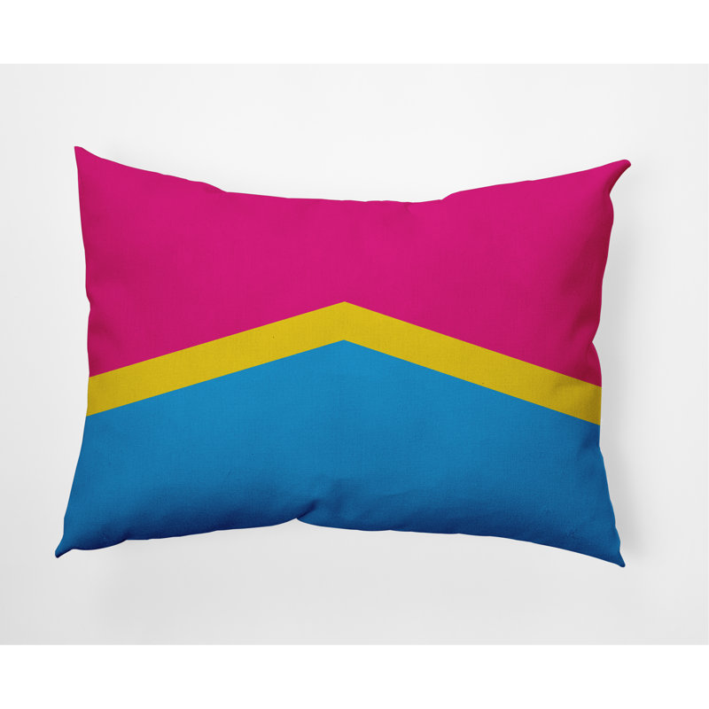 Coussin O5_Polysexual Chevron, Jaune