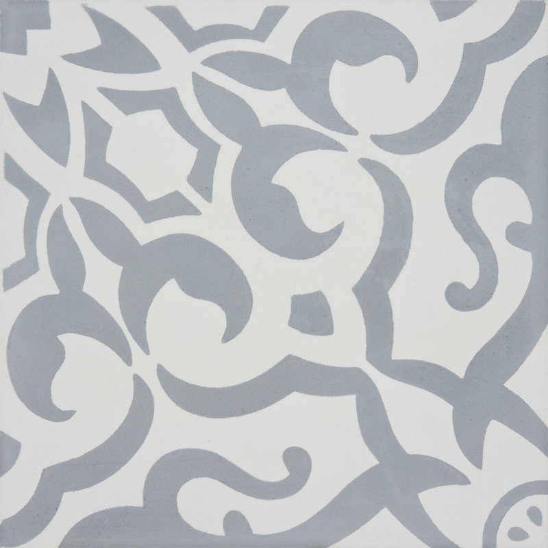 Atlas Handmade 8" x 8" Cement Field Tile