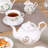 DNGJU 30.7oz. Floral Teapot Set