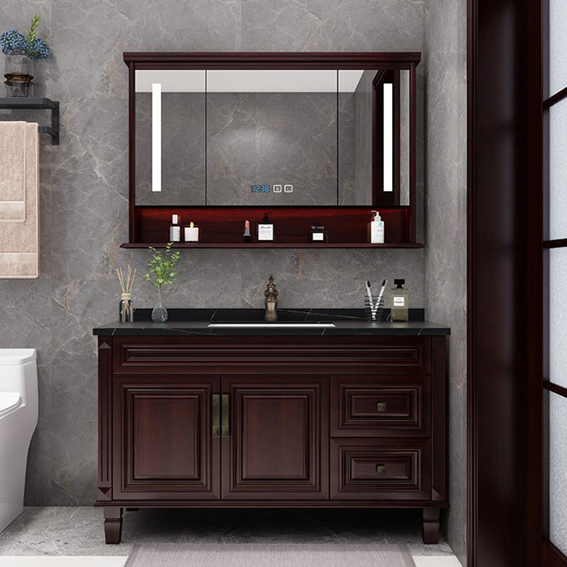 Meuble-lavabo moderne de style chinois, H 33,5 po x l 51,2 po x P 22 po