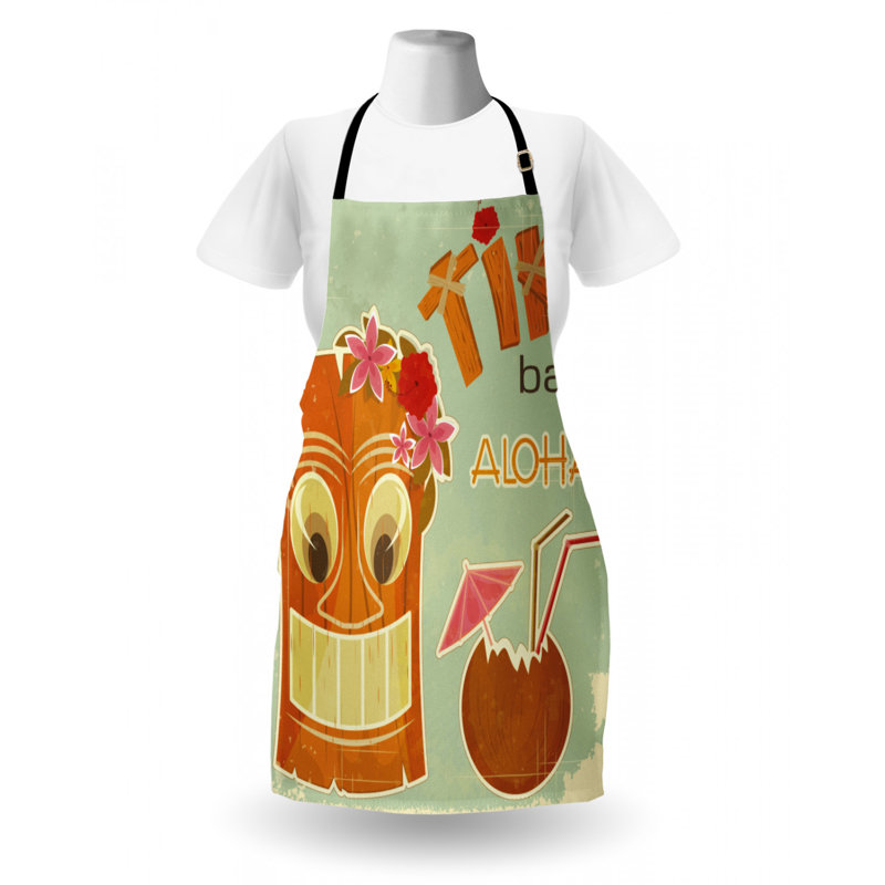 Tablier de bar tiki