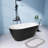 51'' x 27.5'' Freestanding Soaking Acrylic Bathtub-91896008