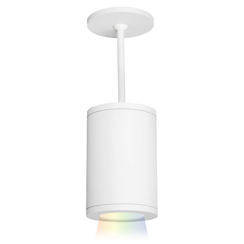 Tube 1 - Light LED Single Pendant, White, 33.27" H x 8" W x 11.81" D, Narrow