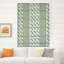 Fabdivine Handmade 100% Blackout Pure Linen Roman Shade, Green or Brown Block Print Floral Blinds for Windows, Ideal for French Doors, Living or Bedrooms, Hall, Linen Fabric, Mountain Moon-1384879418