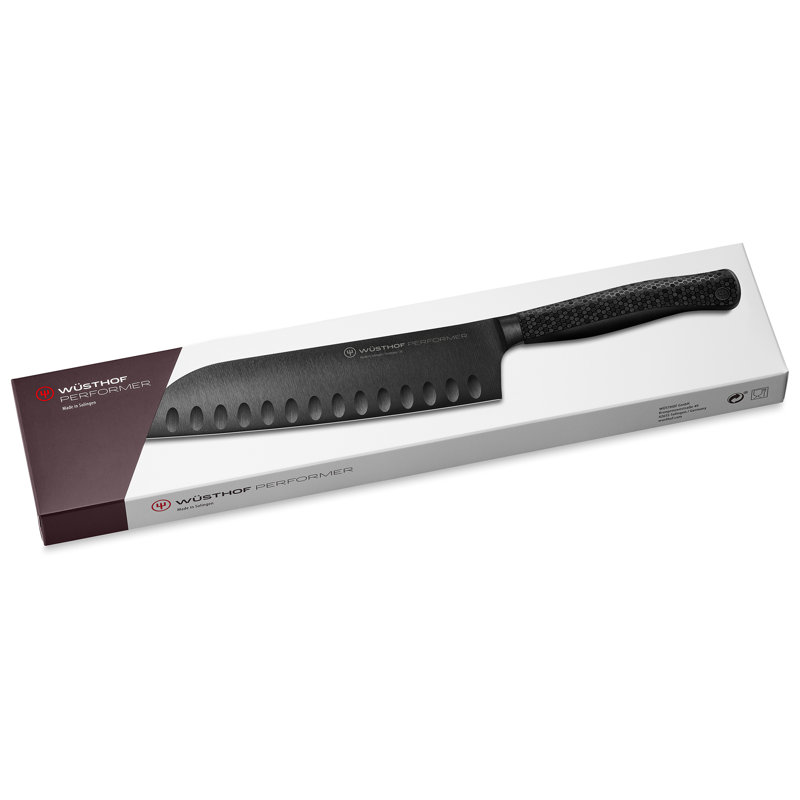 Performer 6.69" Hollow Edge Santoku Knife