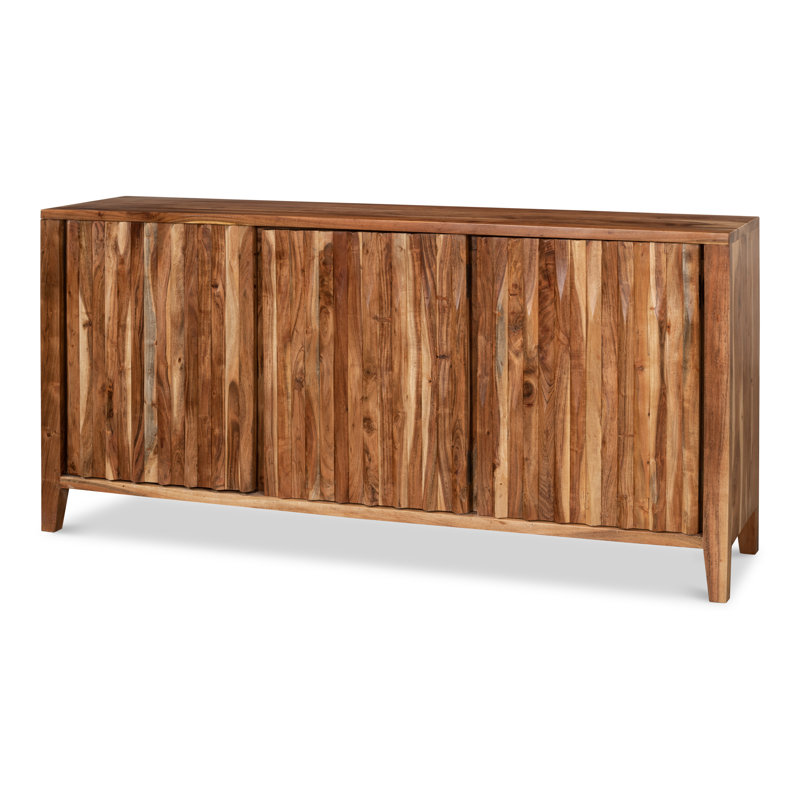 Facet 72'' Rustic Acacia Solid Wood Sideboard