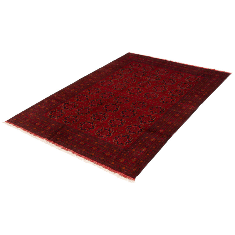 Kahan One-of-a-Kind 6'7" X 9'8" New Age Wool Area Rug in Red