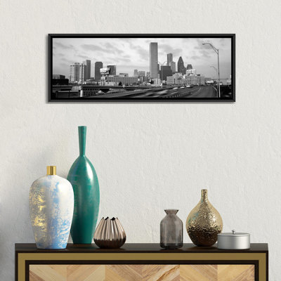 «Houston Panoramic Skyline Cityscape (Sunset)», reproduction de photo sur toile