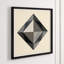 Translucent Form 2' Framed Graphic Art Print on Glass