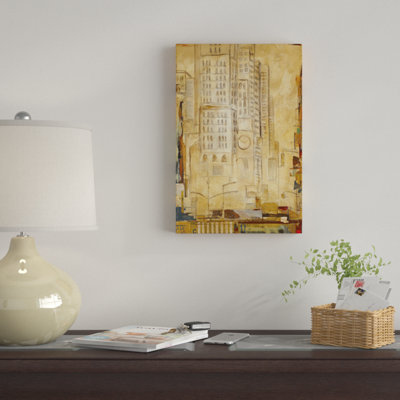 «Tracks I» par Kelsey Hochstatter, reproduction sur toile tendue
