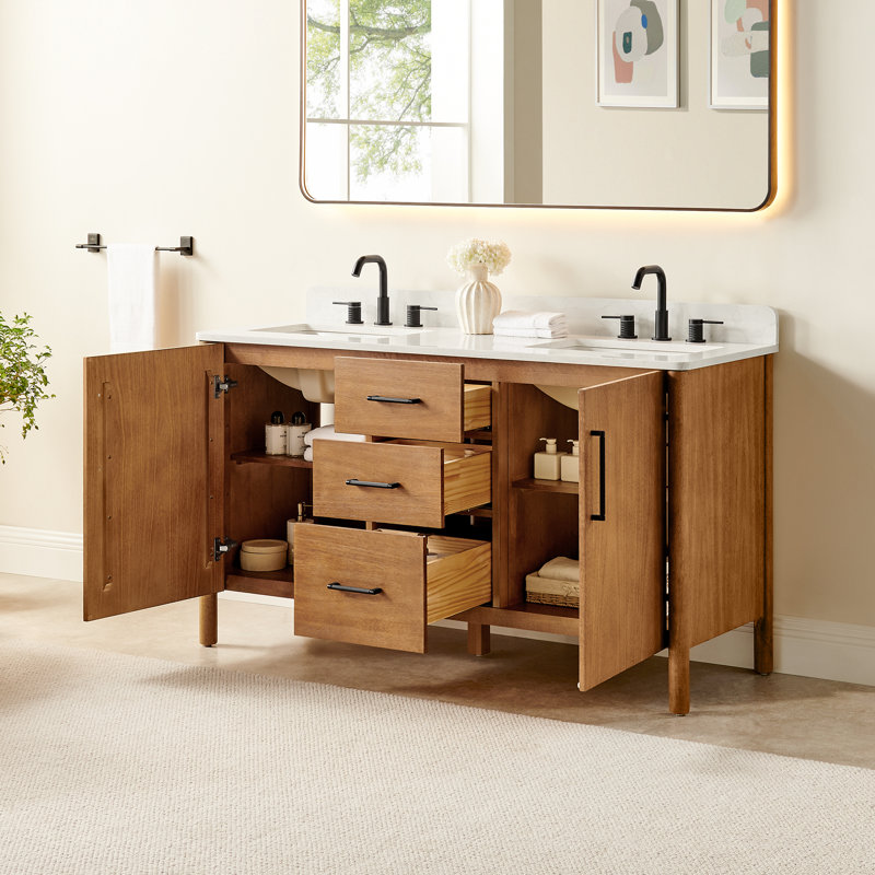 Ensemble de meuble-lavabo double 60 po Howes