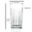 14 oz. Verre cristal Highball