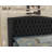DuJuan 50.8"H Adjustable King Bed with Nailhead Trim Wingback & Deep Button Tufted Headboard, Black-1226737308-1226737309