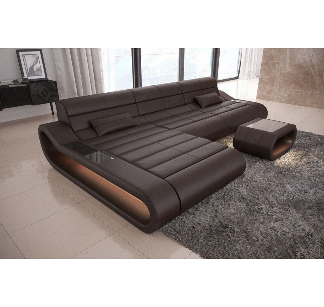 Ecksofa Concept Ledersofa Lang