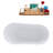 59.1'' x 28.3'' Freestanding Soaking Acrylic Bathtub-66366121