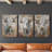 Bovine Study Series XLVII -Set Of 3 Gallery Wrapped Canvas -Ready to Hang-107311337