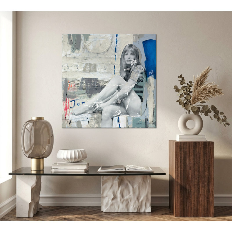 Colio " Jane Birkin - Blue " Graphic Art Print