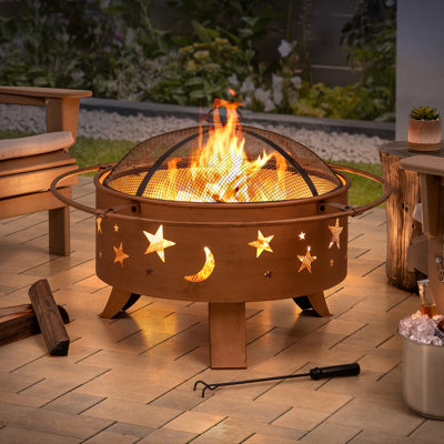 Steel Firepit Tarso - Ø83cm, Copper