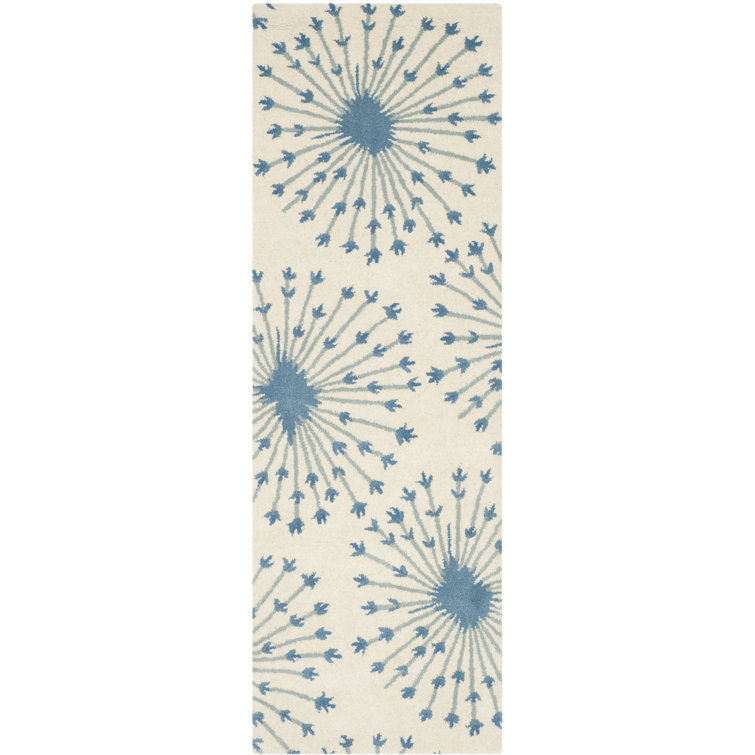 Mccullough Hand Tufted Wool Ikat Rug