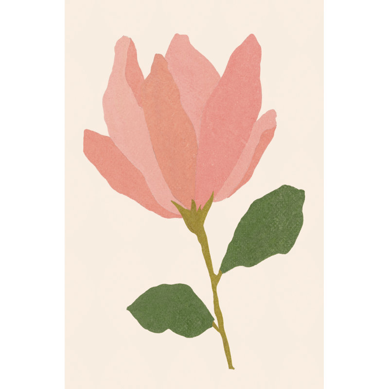 Magnolien I by Melissa Wang - Painting, Wrapped Canvas, 91cm H x 61cm W