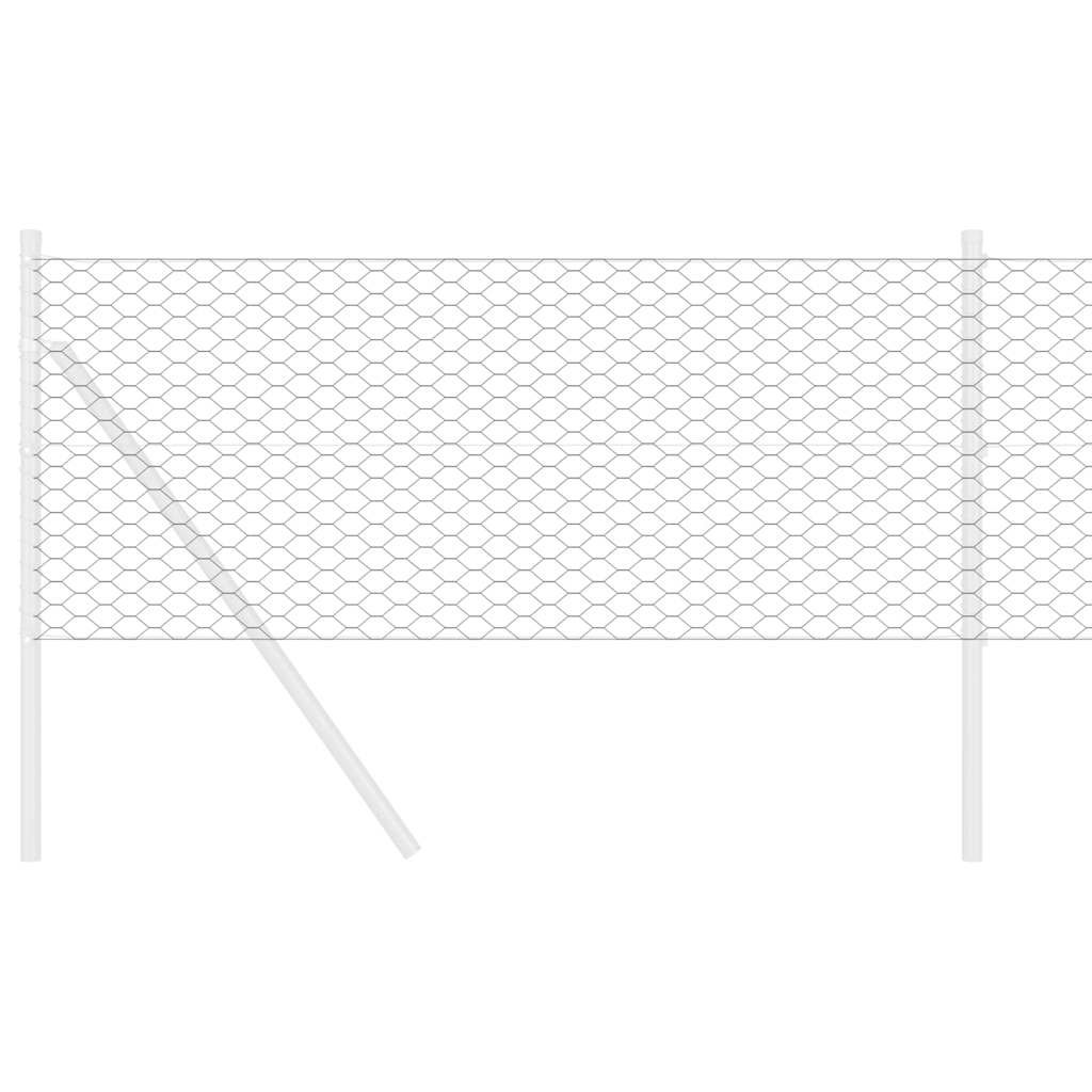 80cm H x 1000cm W Polyvinyl Chloride (PVC) Fence Panels Included