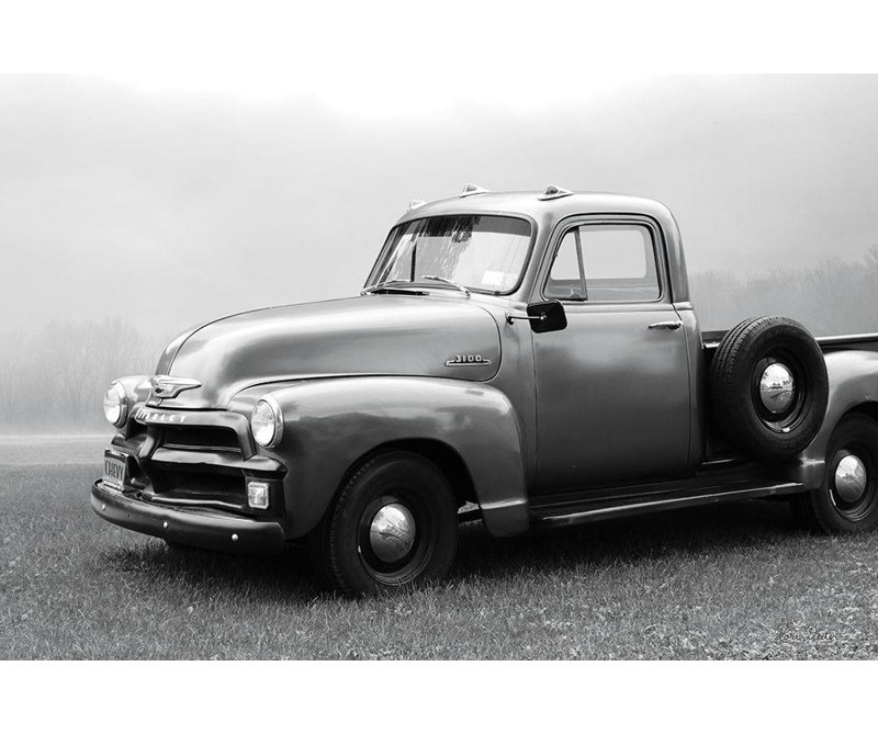 Ophelia & Co. Deiter, Lori Gallery, art sur toile tendue: 1954 Chev Pick-Up, H 33 po x l 48 po