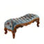 Banc rembourré en tissu Annehild