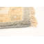 Tapis zone en laine brun/crème 5 pi 10 po x 8 pi 9 po one-of-kind-noué la main ushak new age
