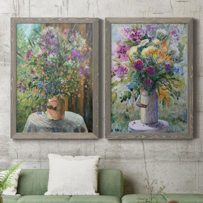 " Farmhouse Bouquet " 2 - Pieces