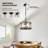 3-Light Framhouse Drum Chandelier