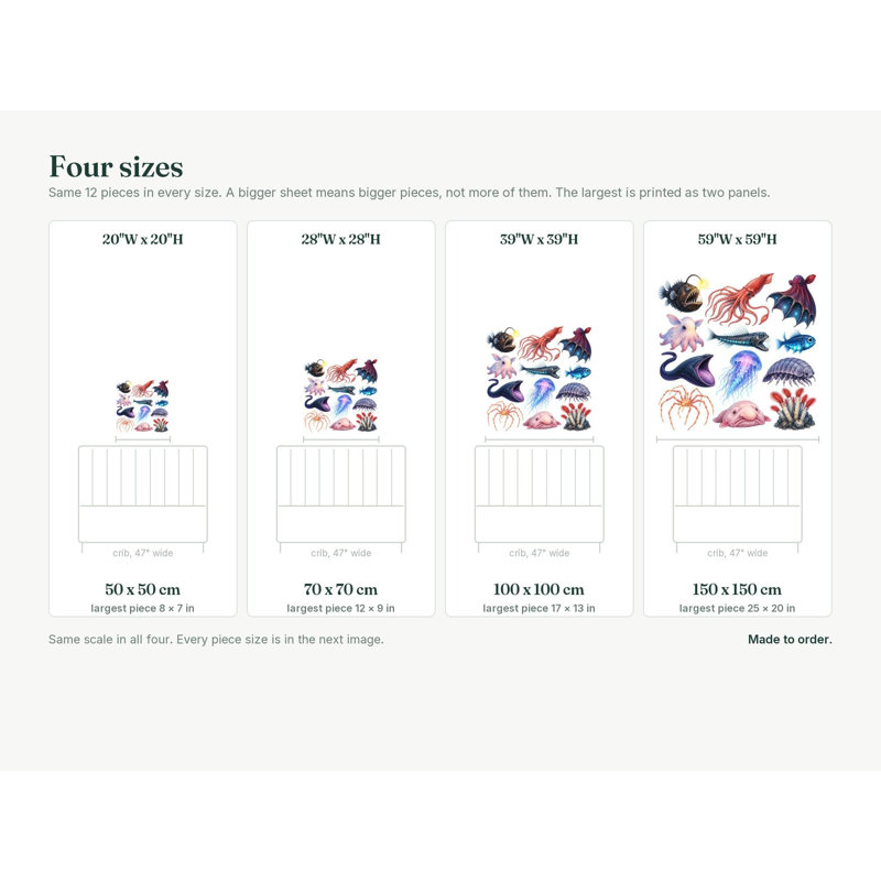 Wall Decals, 70 x 70 cm