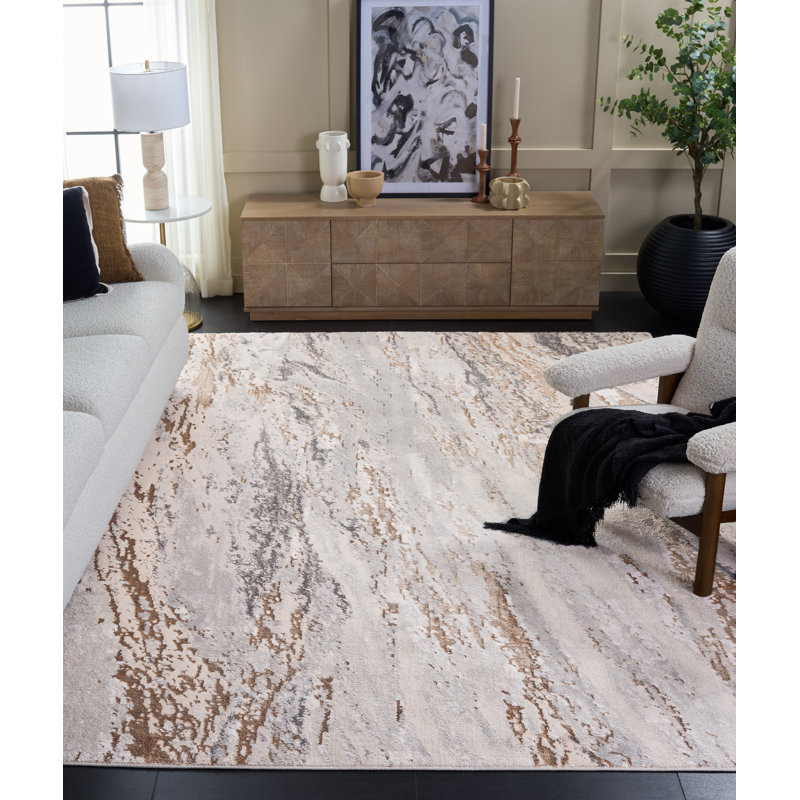 Kayliann Performance Abstract Rug, Rectangle 7' x 10'