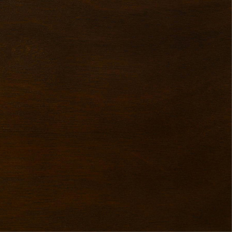 Table de chevet en MDF avec 2 tiroirs, cappuccino