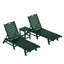 Chaise longue inclinable longue de 78,2 po avec table Laguna-83561613