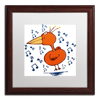 « music oiseau » par carla martell, art encadré