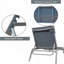 Chaise longue d'extérieur en métal avec table Olida (3 pièces)-121882934-87703184