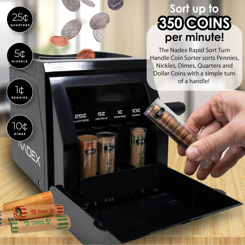 Manual Coin Sorter And Wrapper