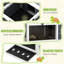 Wooden Tortoise House - , Grey With Pull-Out Trays & Clear View Sides Hide Box Effortless Cleaning Feature