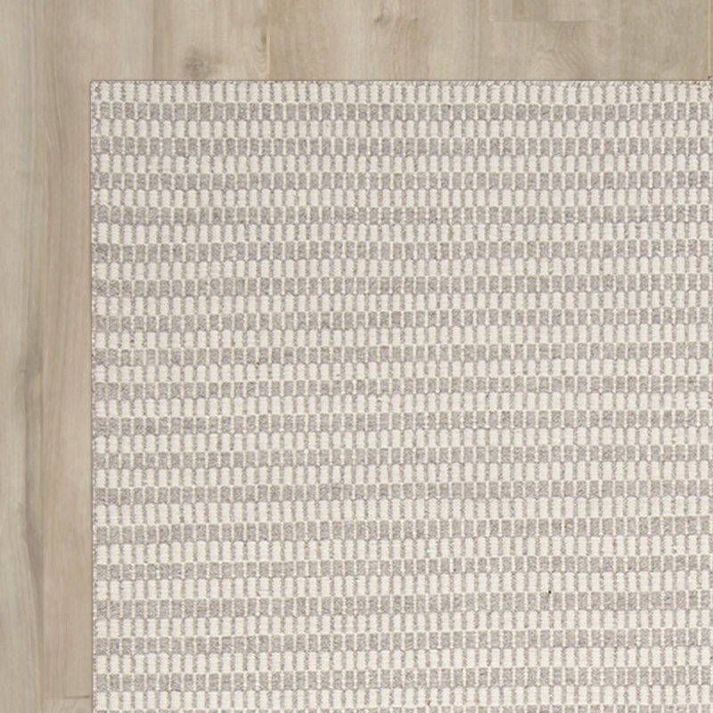 Tapis brun en laine tissé à la main Virdi, Rectangle 2 pi x 3 pi