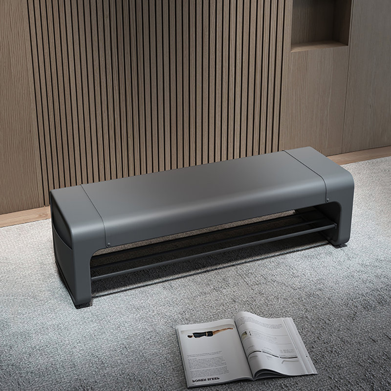 Banc à chaussures 31,5 po, Gris