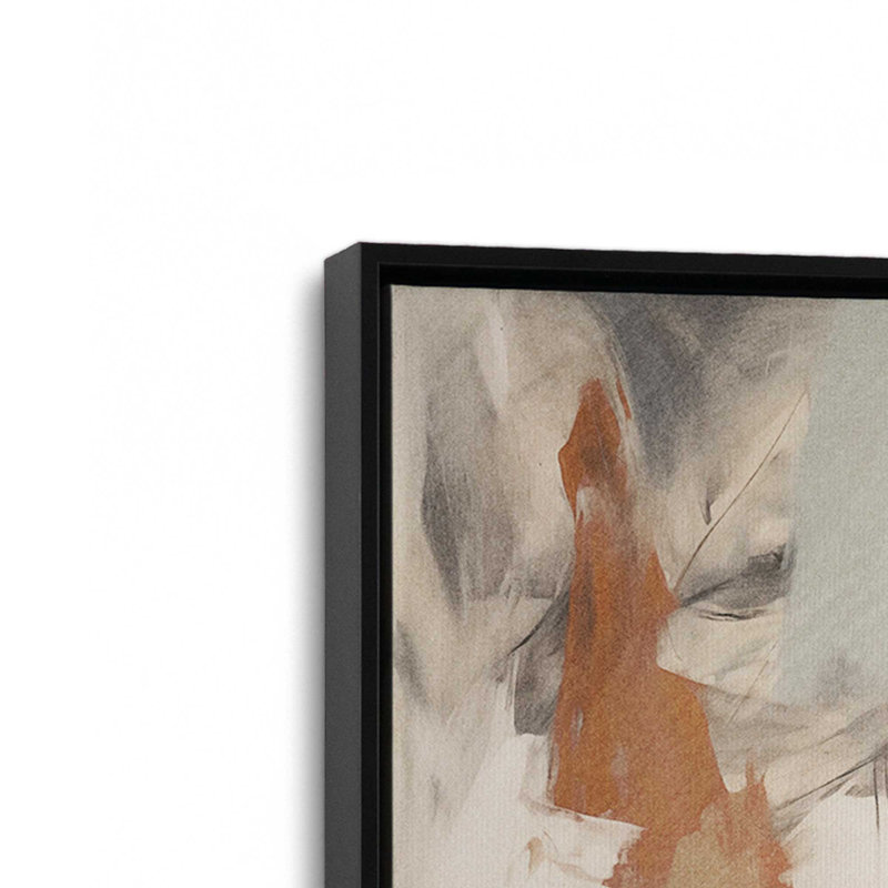 Impression sur toile Chaotic Crescendo, Cadre flottant noir satiné, 1, H 20,75 po x l 30,75 po