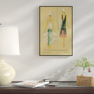 «Black and White Flash - Floater Frame», reproduction d'impression sur toile
