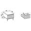 51.8cm W Manufactured Wood Bedside Table