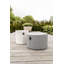 Cosipouf 45cm Wide Round Chevron Pouf Ottoman-112500917