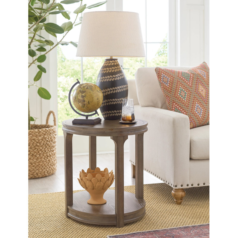 OVAL END TABLE