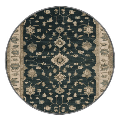 Machine Washable Overdyed Gray Area Rug