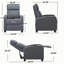 Ensemble de 2 fauteuils inclinables modernes avec rembourrage moelleux de 25,59 po (ensemble de 2)