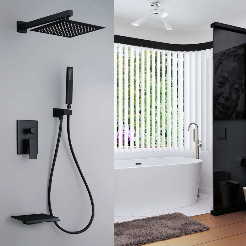 Système de douche complet avec valve brute