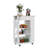 Kitchen Cart,  One Drawer, Two Open Shelves, Four Casters-1698113892