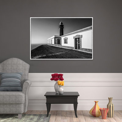 Espagne, îles Canaries, île El Hierro, côte ouest, zone de La Dehésa, phare de De Orchilla, architecture contemporaine